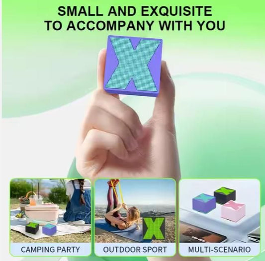 X Speaker – Wireless Bluetooth Speaker with Deep Bass & Portable Design