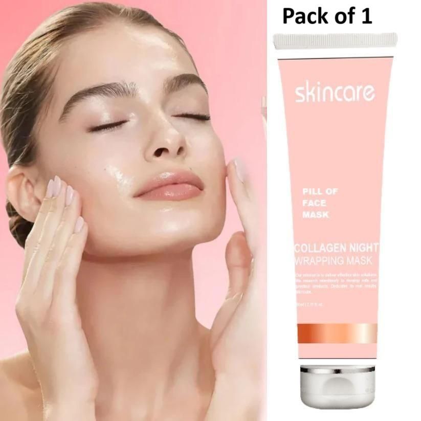 Collagen Night Wrapping Peel-Off Mask – Hydrating & Firming Overnight Face Care (Pack of 1)