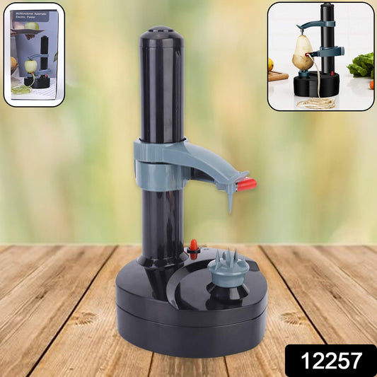 Multipurpose Automatic Electric Vegetable & Fruit Peeler – Stainless Steel Rotating Blade, Adjustable Needle, Hands‑Free Peels for Potato, Apple & More