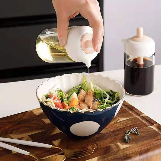 Oil Dispenser With Silicone Oil Brush (1 Pc With Brush 250 Ml Approx)