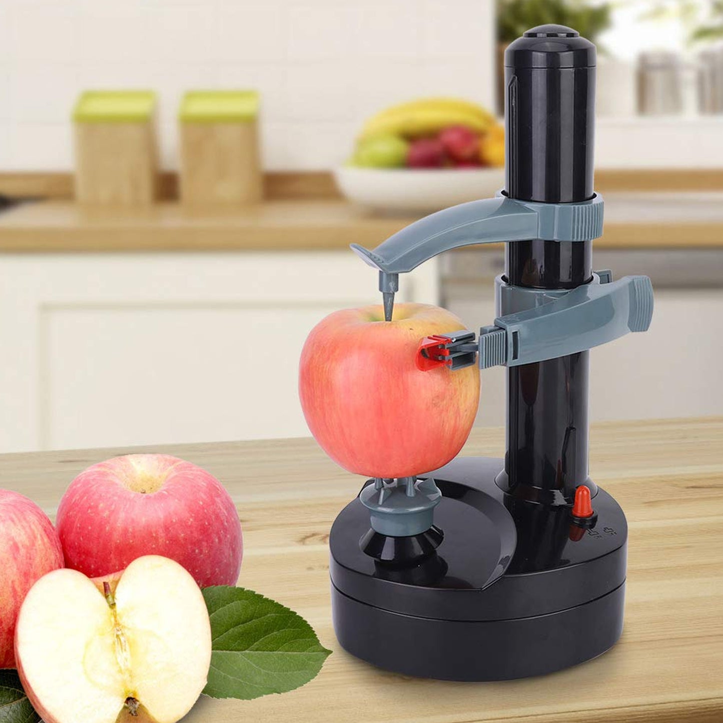 Multipurpose Automatic Electric Vegetable & Fruit Peeler – Stainless Steel Rotating Blade, Adjustable Needle, Hands‑Free Peels for Potato, Apple & More