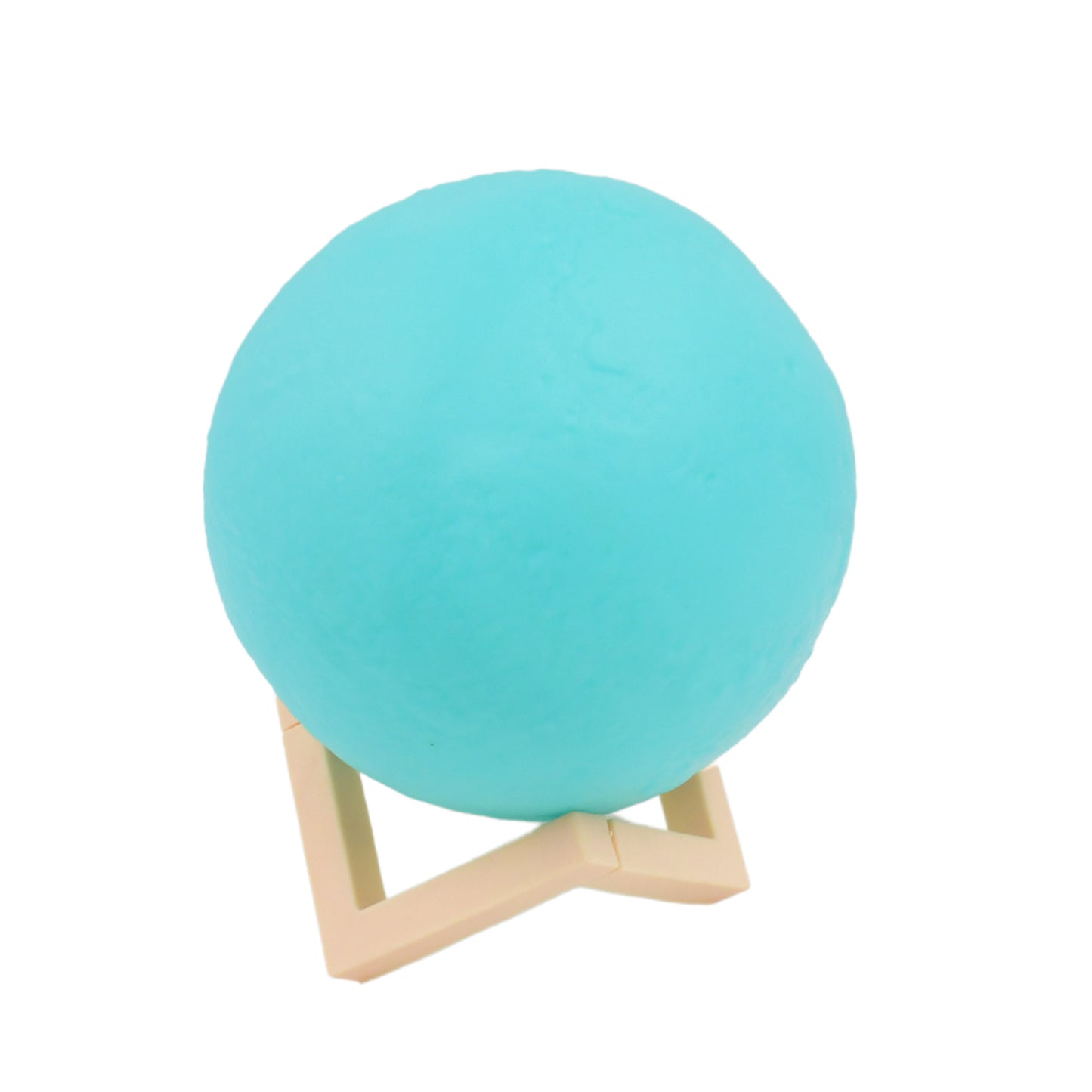 Blue Moon Night Lamp – 3D Printed LED Light with Plastic Stand for Bedroom & Home Decor (15 x 12 cm, 1 Pc)