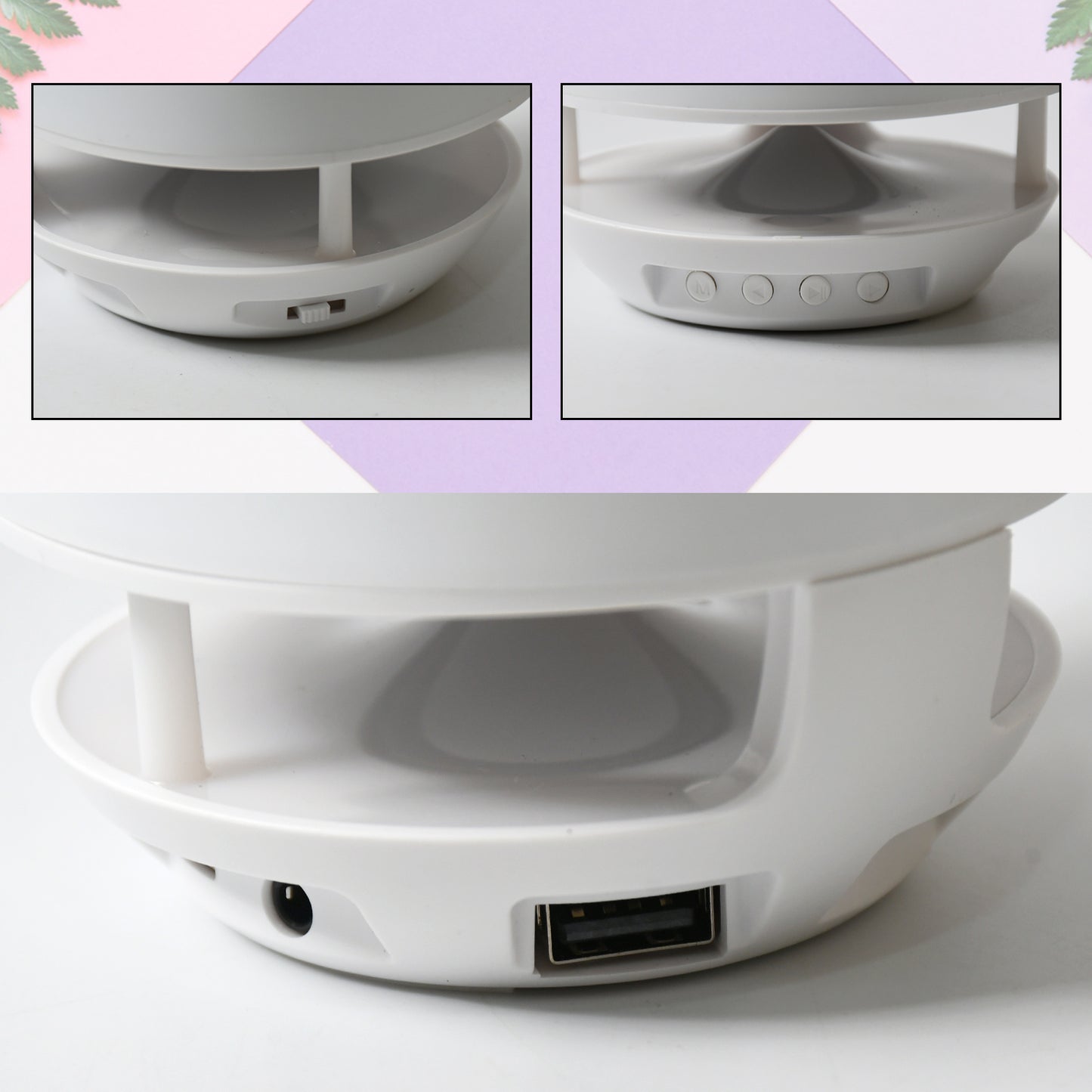 Multifunctional Pen Holder with Bluetooth Speaker & LED Night Lamp β 4-Compartment, Smart Desk Organizer