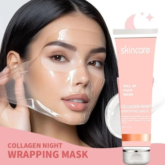 Collagen Night Wrapping Peel-Off Mask – Hydrating & Firming Overnight Face Care (Pack of 1)