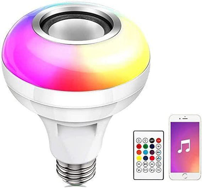 RGB Music Bulb with Bluetooth Speaker & Remote | Multicolor LED Light Bul