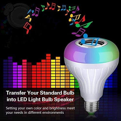 RGB Music Bulb with Bluetooth Speaker & Remote | Multicolor LED Light Bul