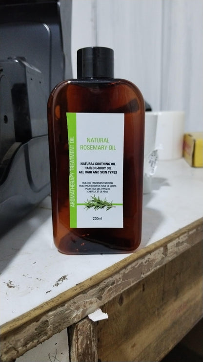 Natural Rosemary Oil – Hair Growth, Dandruff Control & Skin Care Essential (200ml)