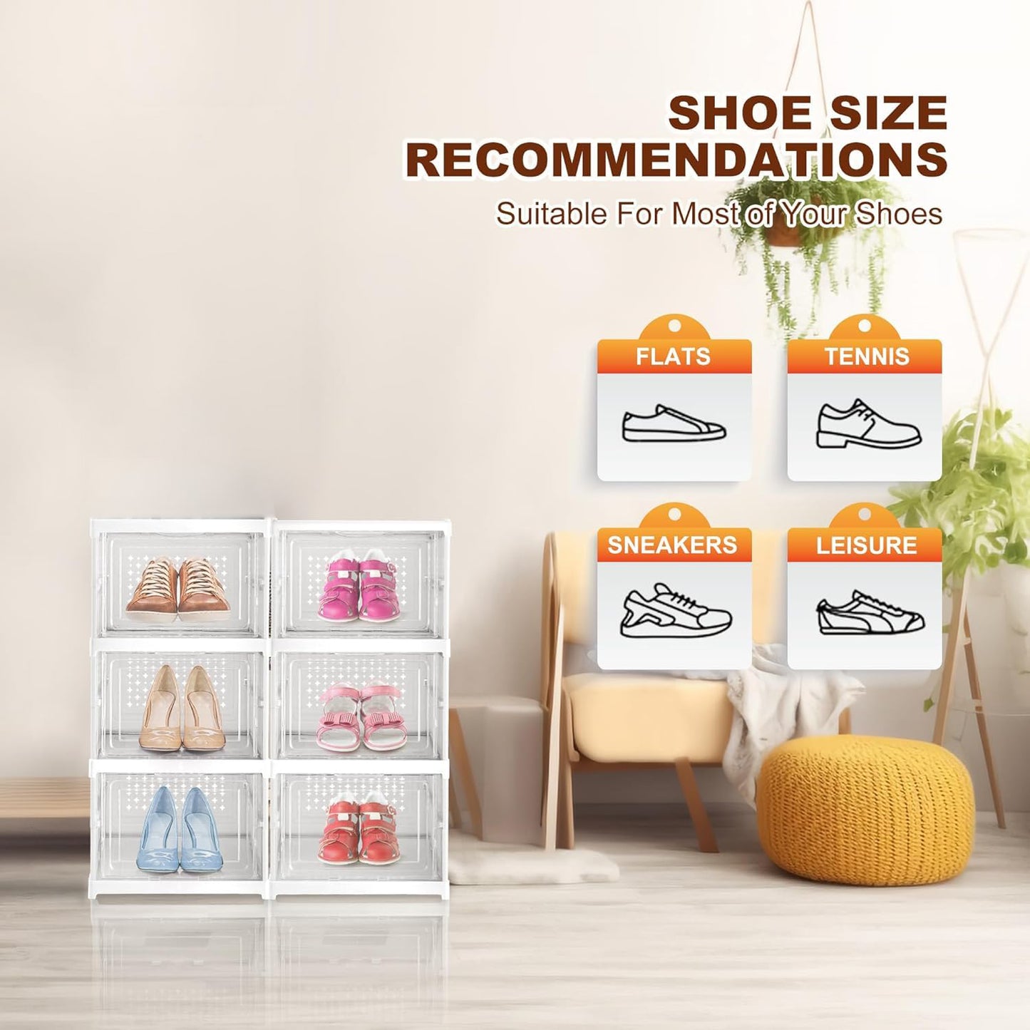 Stackable Multifunctional Foldable Storage Cart & Drawer Organizer – 3‑Layer Utility Shelf Basket for Kitchen, Closet, Pantry, Laundry & More