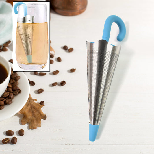 Reusable Umbrella Tea Strainer – Cute Silicone Loose Leaf Infuser for Cups & Mugs (Mix Color, 1 Pc)