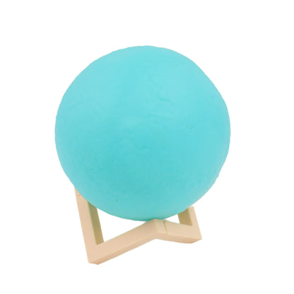 Blue Moon Night Lamp – 3D Printed LED Light with Plastic Stand for Bedroom & Home Decor (15 x 12 cm, 1 Pc)